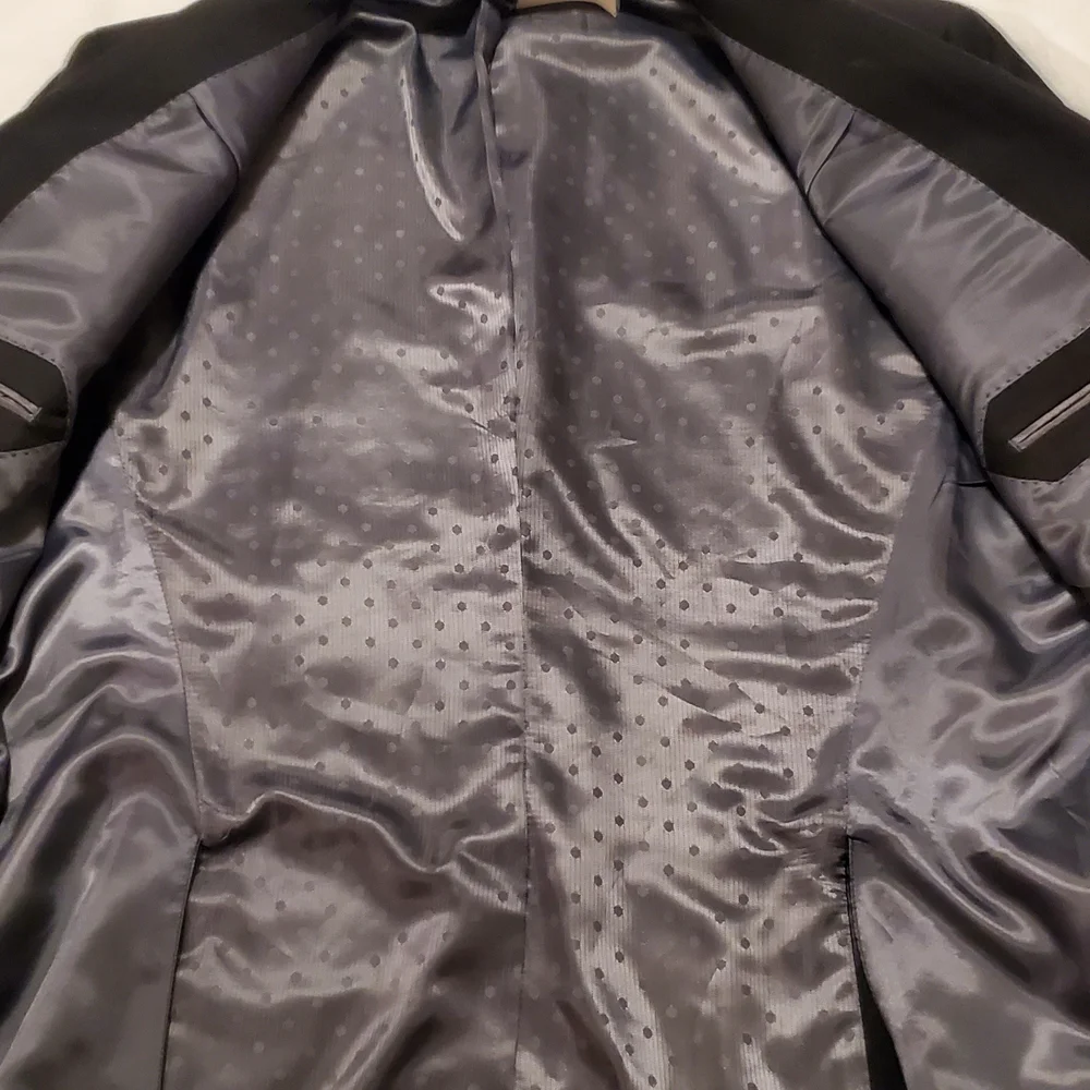 Perry Ellis Charcoal Men's Suit Jacket - Picture 4 of 15